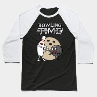 Bowling Time Baseball T-Shirt